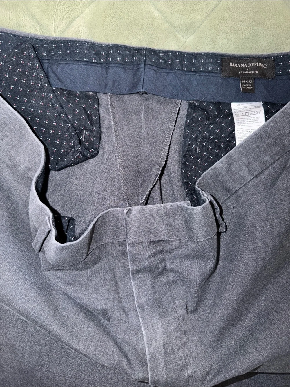 Banana Republic Men's Dress Pants in Charcoal